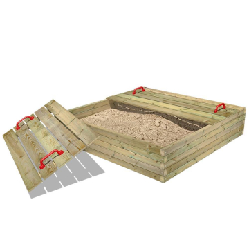Sandkasten mit Deckel BLOX 160x160 cm  623779