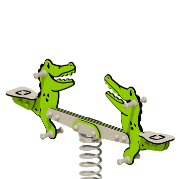 Duo Federwippe Wickey PRO Krokodil "Tailey"  100163_k