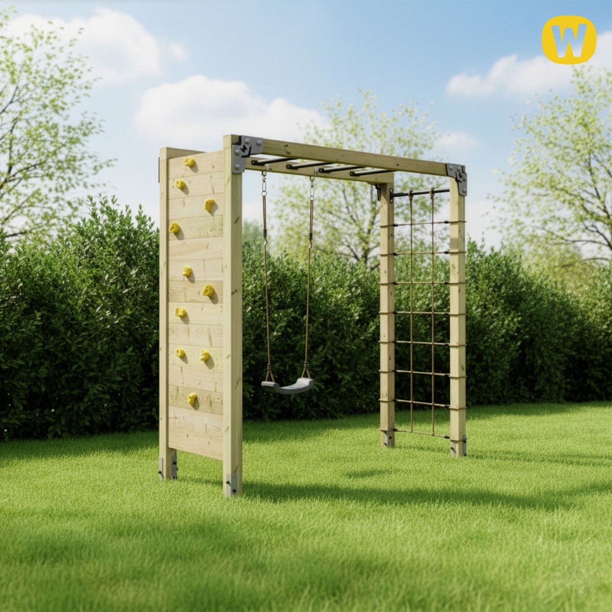 Klettergerüst mit Hangelleiter Wickey FIT Gym 442 835735_k