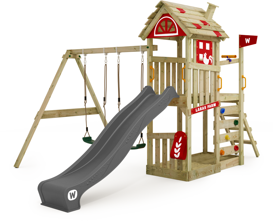 Spielturm Wickey FarmFlyer mit verschiedenen Anbaumodulen