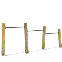 Turnreck GIANT Powerbar mit 3 Reckstangen aus Edelstahl  613979