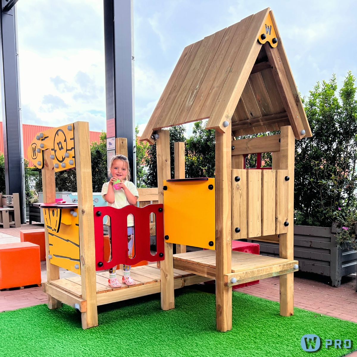 Spielhaus öffentlich Wickey PRO Burg  100826